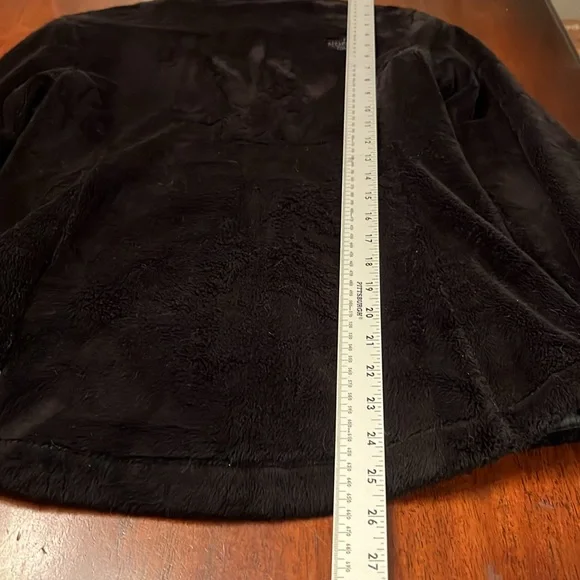 The North Face Women's Black Plush Fleece Jacket SMALL - Picture 6 of 9